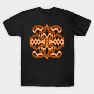 Abstract orange mess T-Shirt